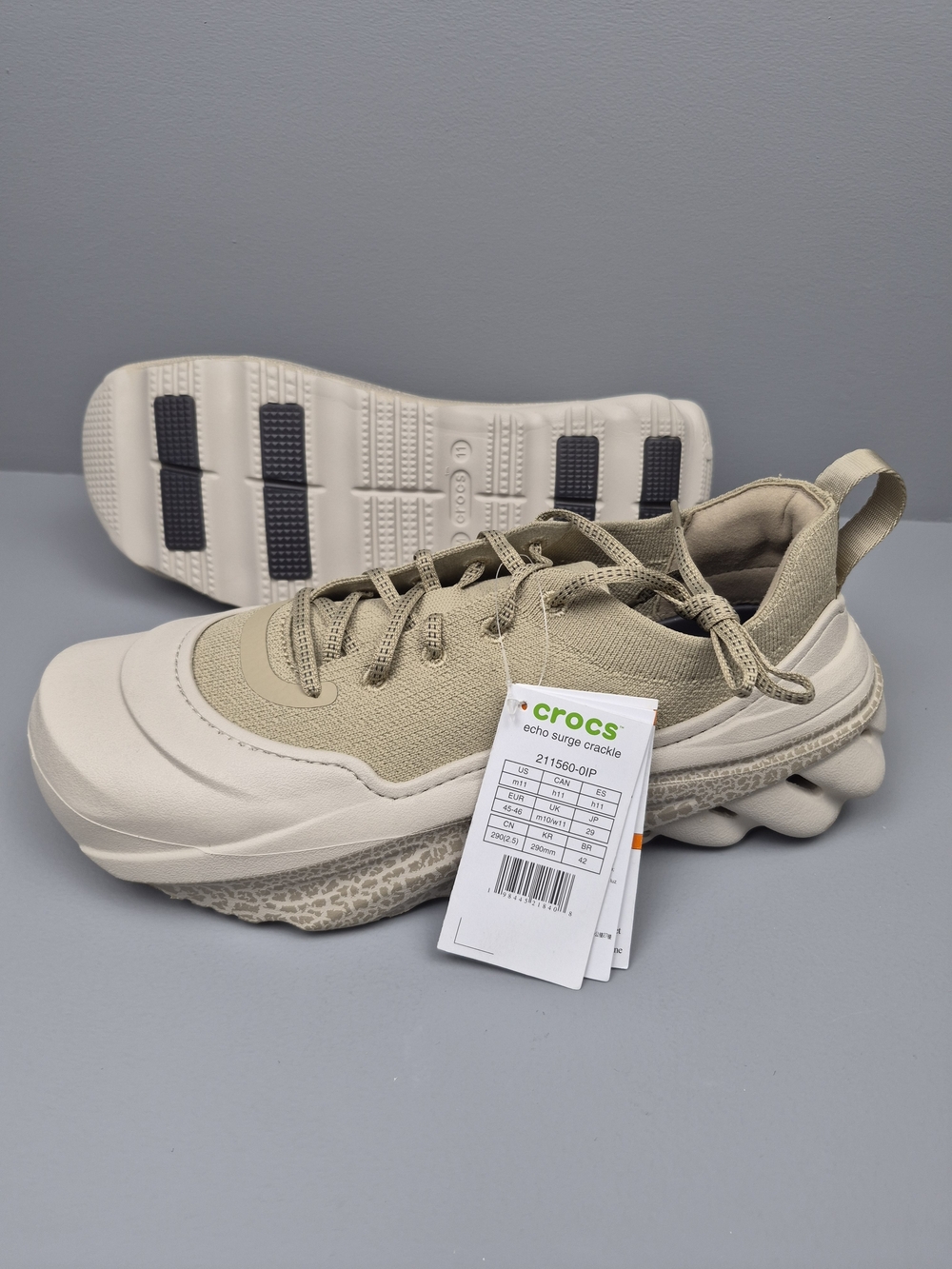Crocs Echo Surge Crackle Shoes 211560-0IP, Men's Size 11 *Brand New*